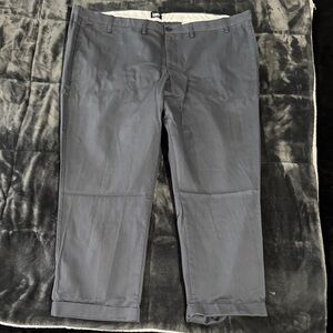 Lands' End Men's Charcoal Dress Pants